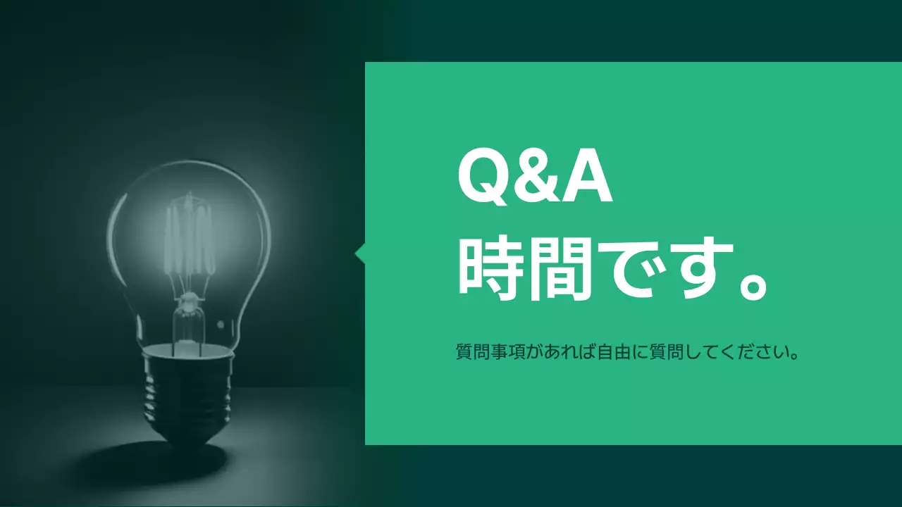 緑 モダン リーダーシップ プレゼンテーション