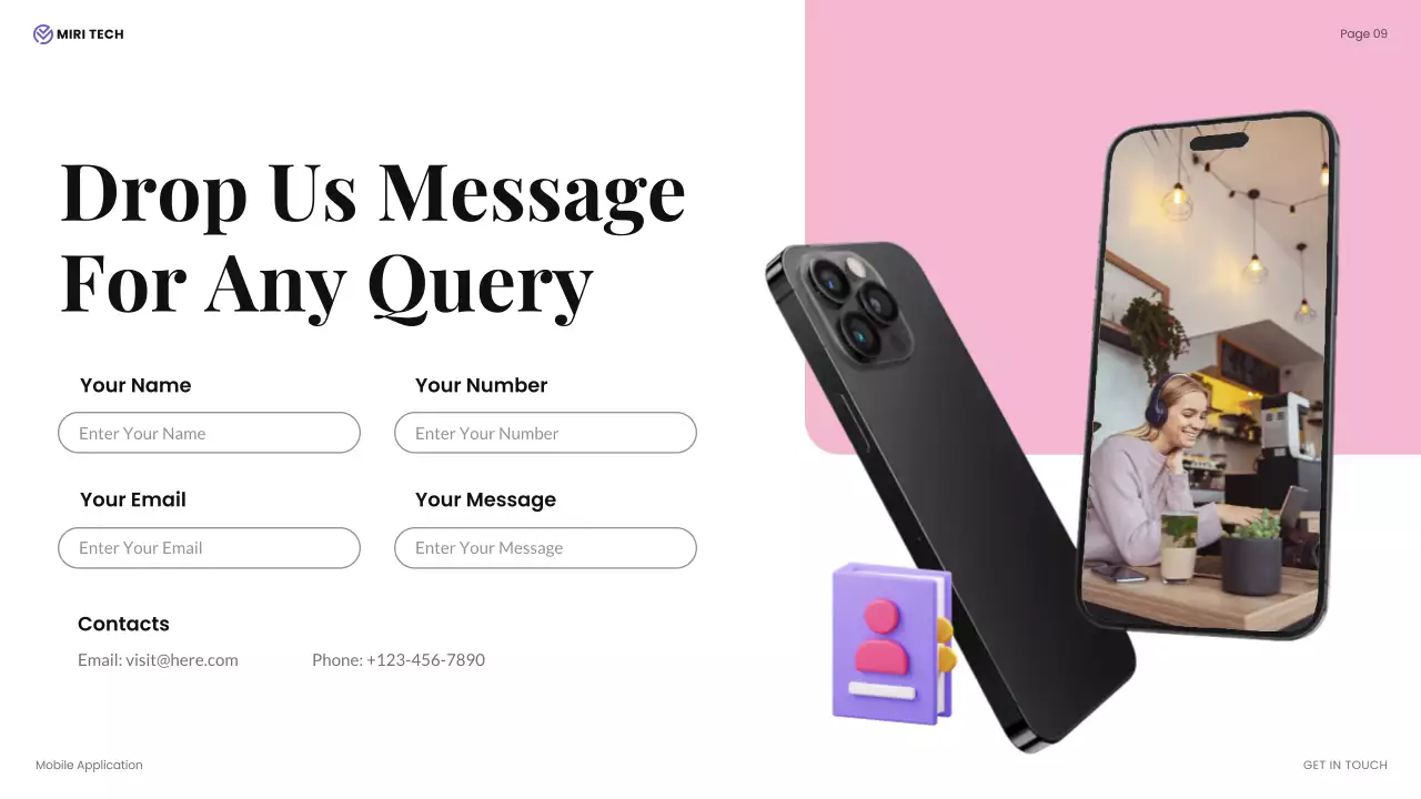 Purple Modern Mobile Application Presentation