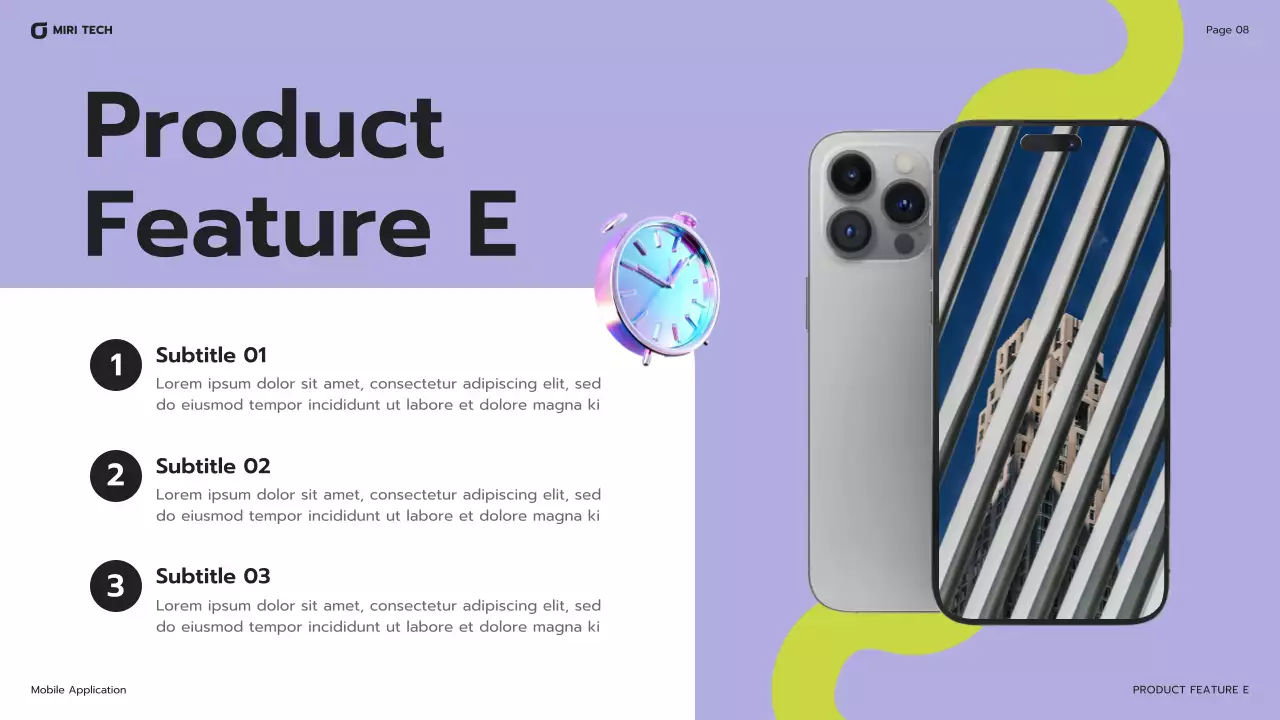 Purple Modern Mobile Application Presentation