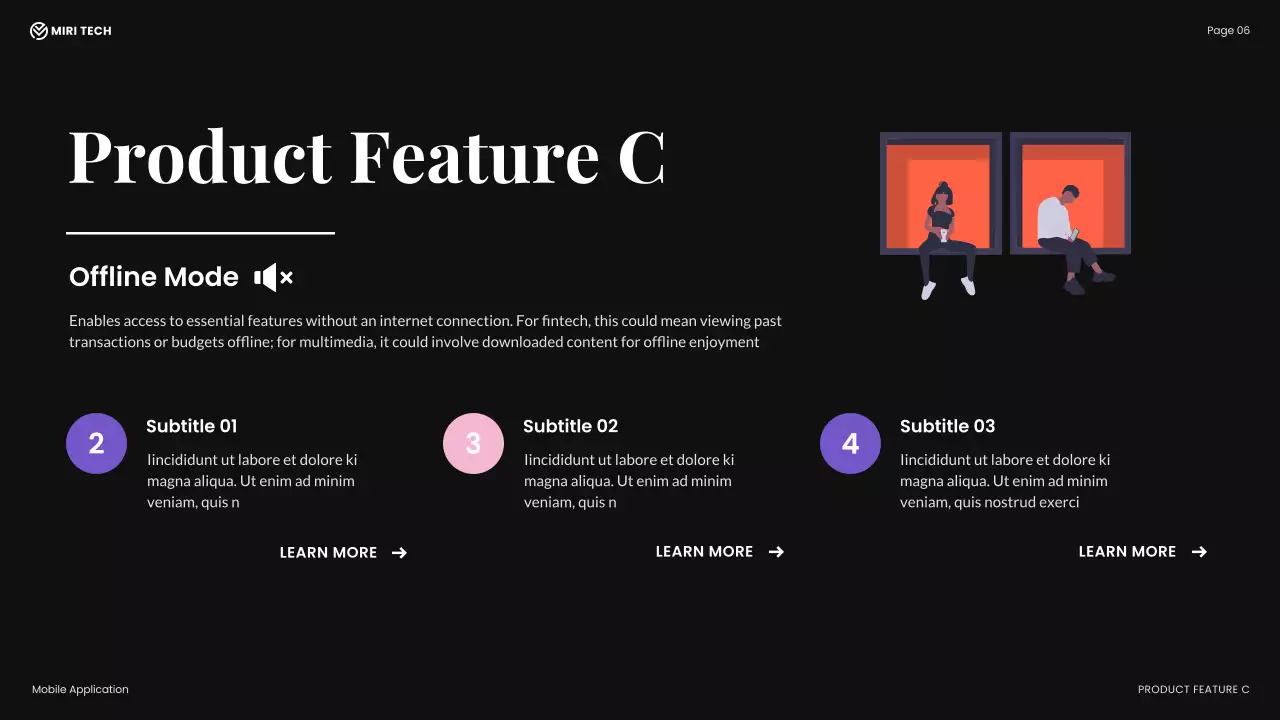 Purple Modern Mobile Application Presentation