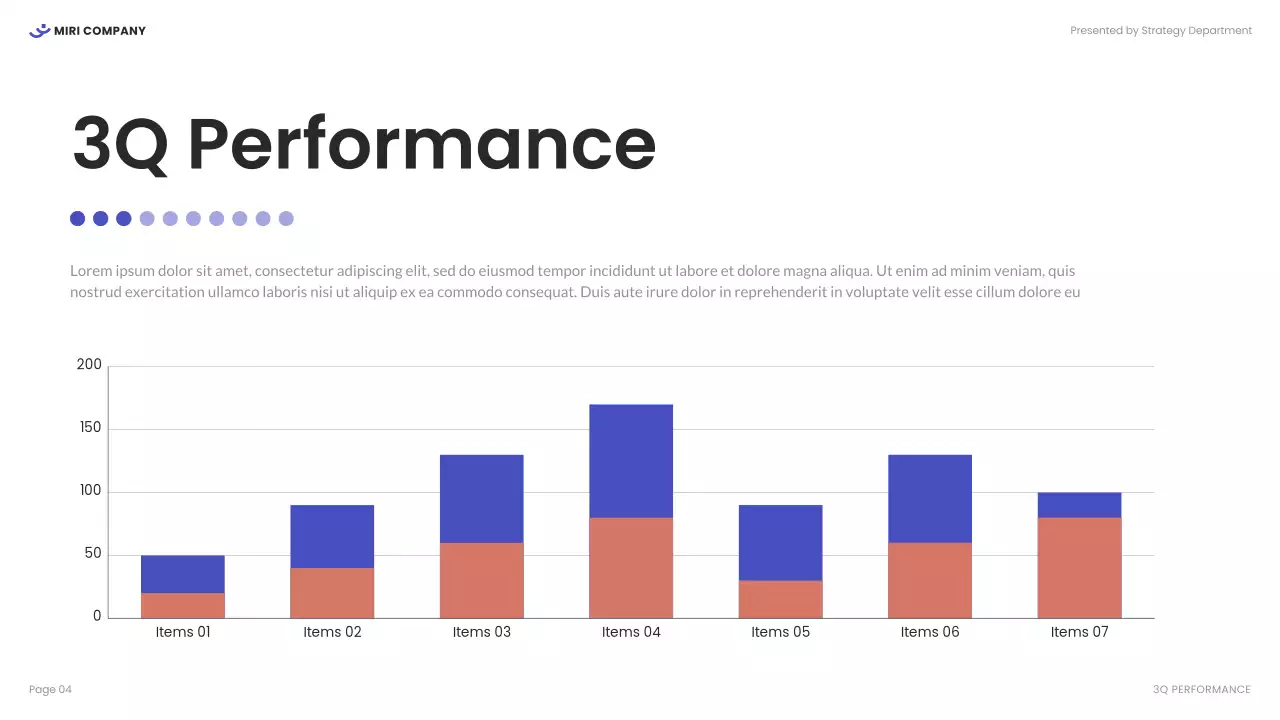 Blue Professional Business Report Presentation