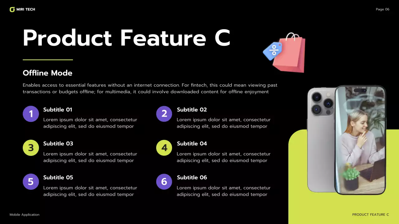 Purple Modern Mobile Application Presentation