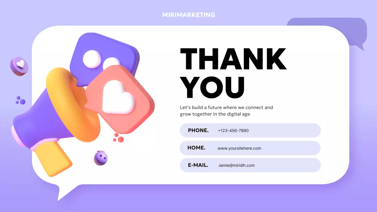 Purple Modern Social Report Presentation