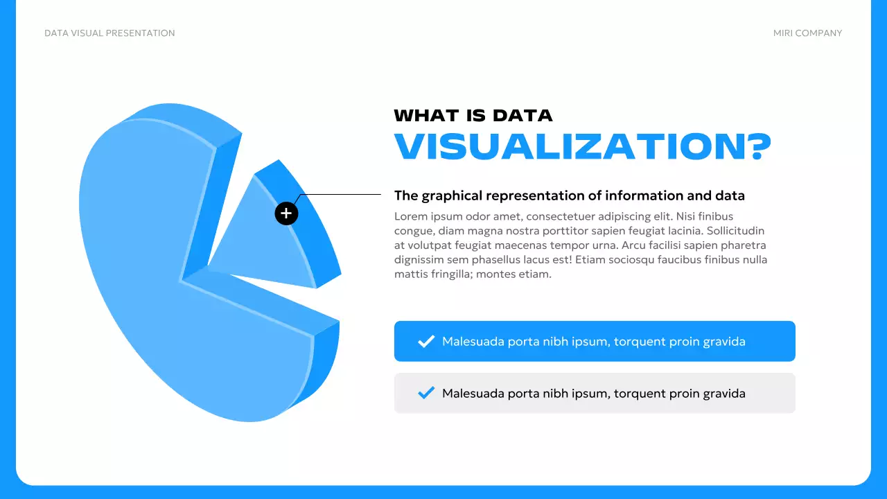 Blue Modern Data Presentation