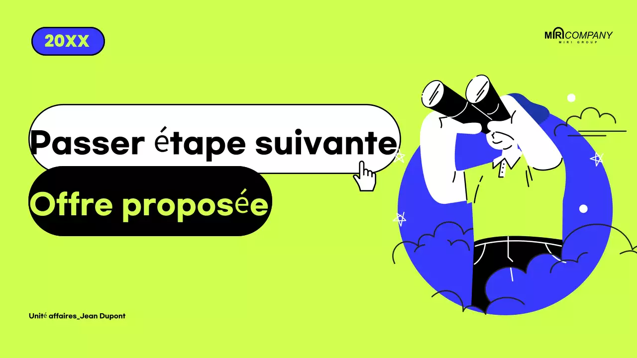 Proposition d'entreprise moderne annuelle