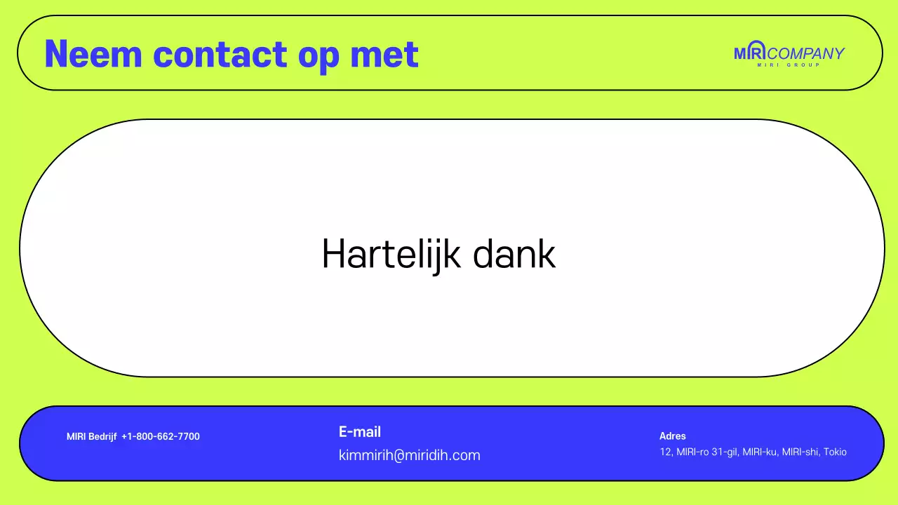 Jaarlijks modern zakelijk voorstel