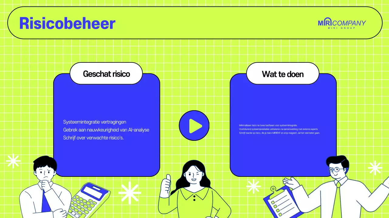Jaarlijks modern zakelijk voorstel