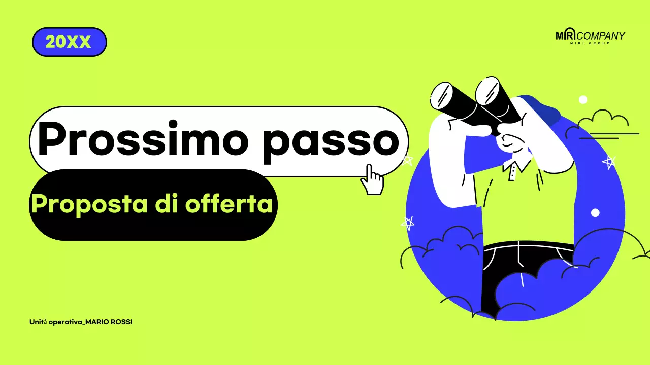Proposta commerciale annuale moderna