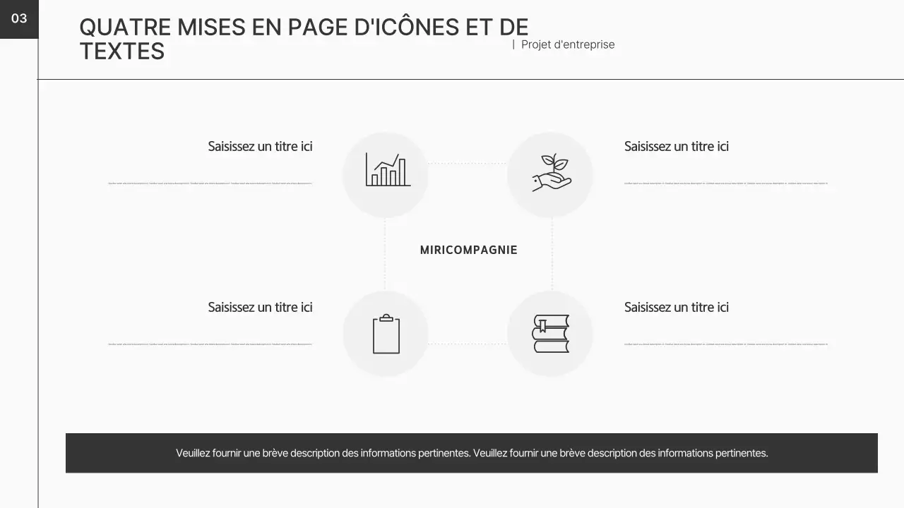 Un plan d'affaires clair et net
