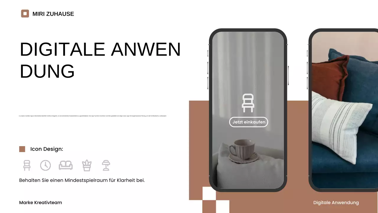 beige minimalistischer Markenleitfaden