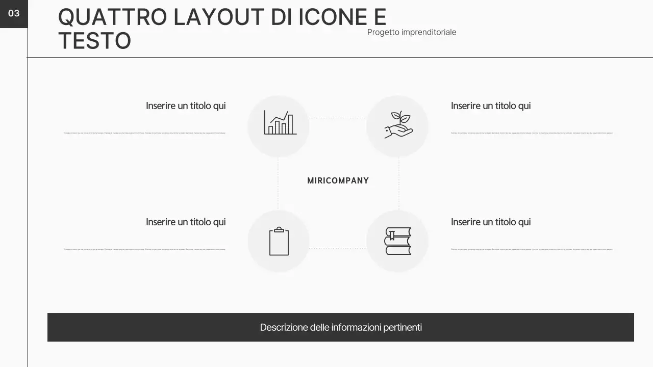 Un business plan nero e pulito