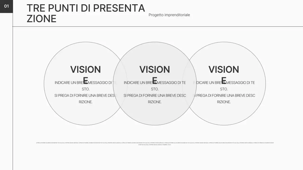 Un business plan nero e pulito