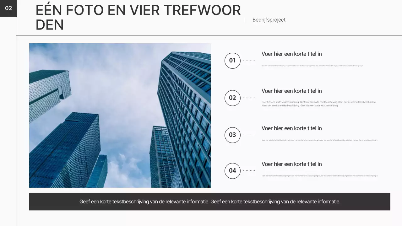 Een zwart, schoon bedrijfsplan