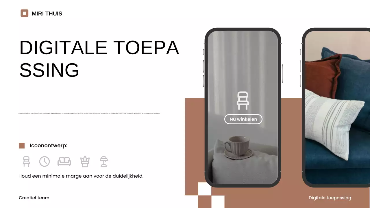 beige minimalistische merkrichtlijn