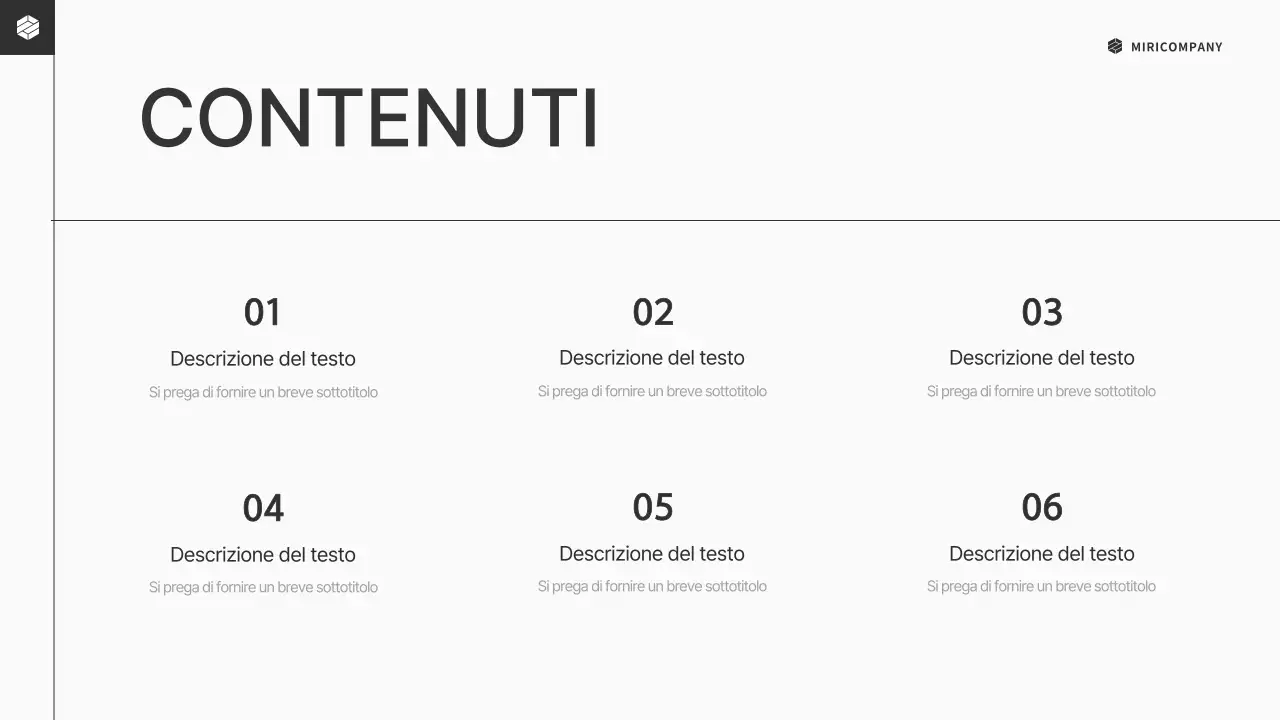 Un business plan nero e pulito