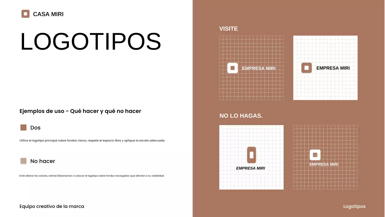 beige minimalist brand guideline