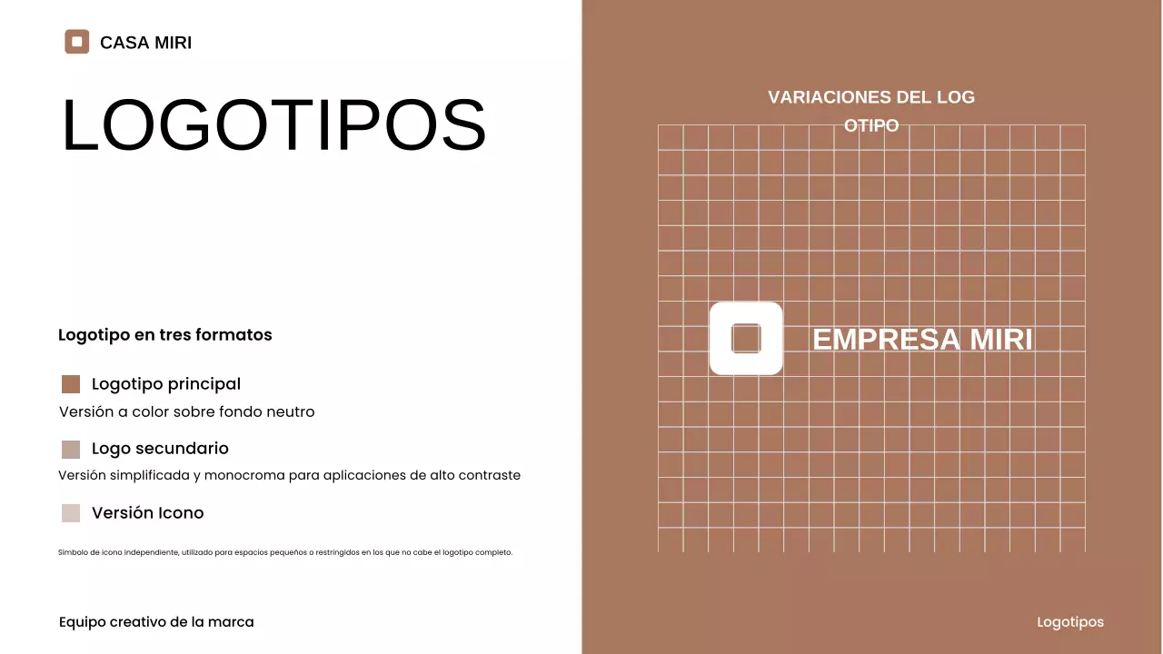 beige minimalist brand guideline