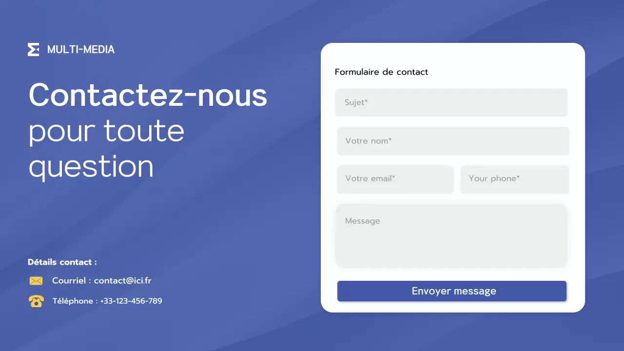 blue modern app introduction
