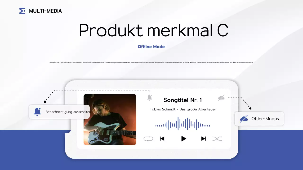 blue modern app Einführung
