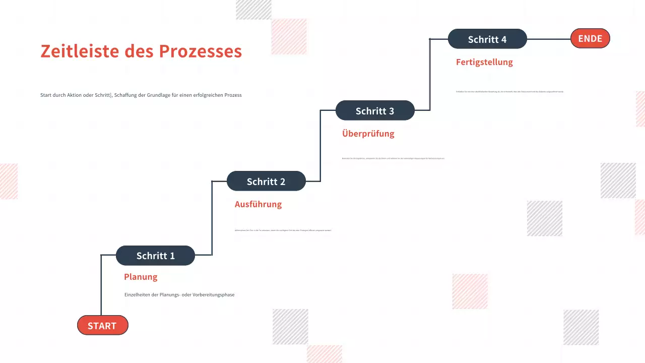 Graue minimale Zeitleiste Infografik