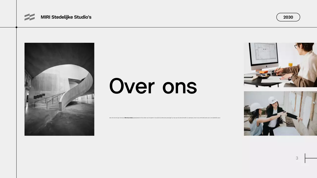 portfolio grijze moderne architectuur