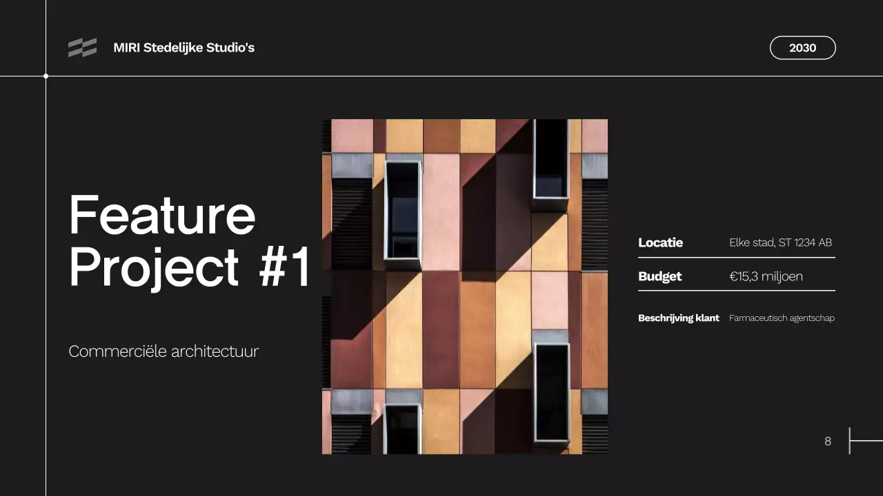 portfolio grijze moderne architectuur