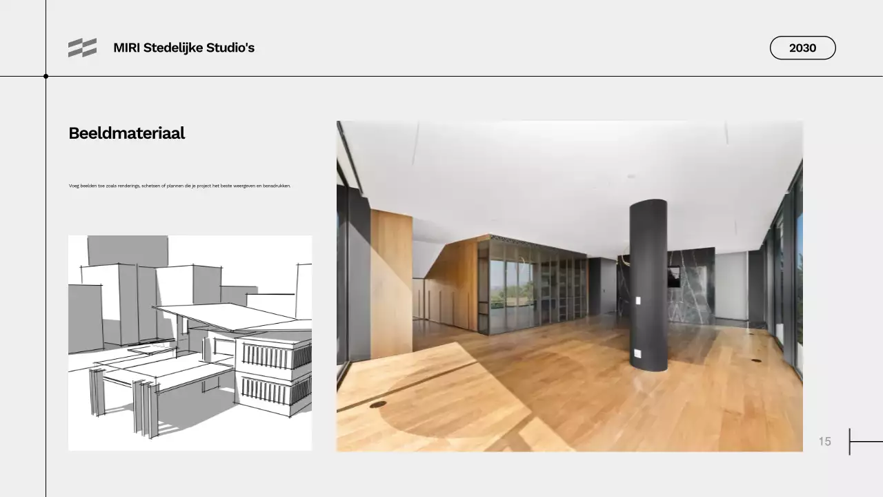 portfolio grijze moderne architectuur