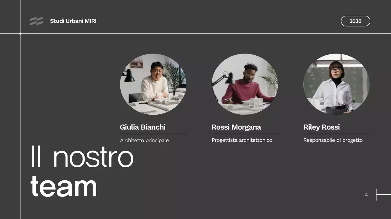 portfolio di architettura moderna grigia