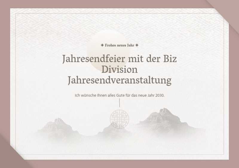 Zusammenkünfte zum Jahresende