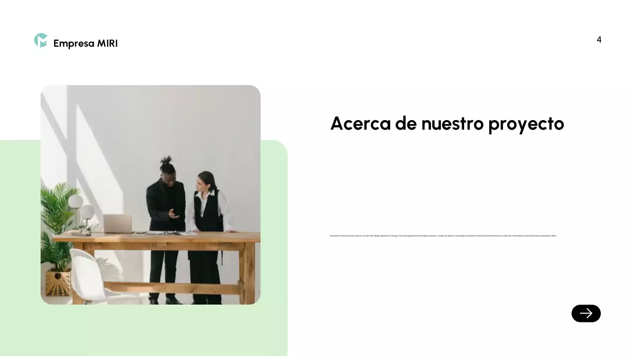 informe sobre la empresa moderna y ecológica
