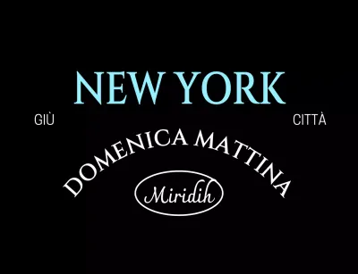 Tipografia moderna blu chiaro