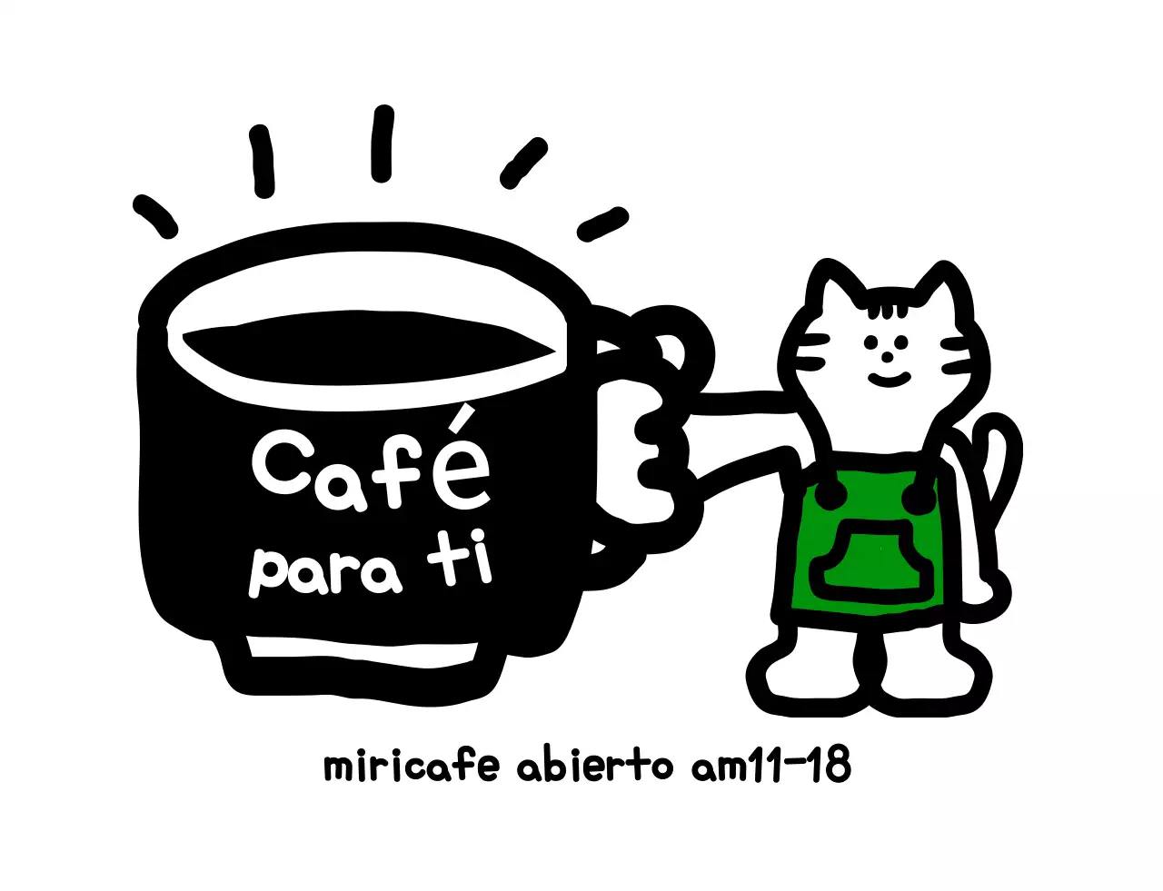 Anuncio de Black Simple Cafe