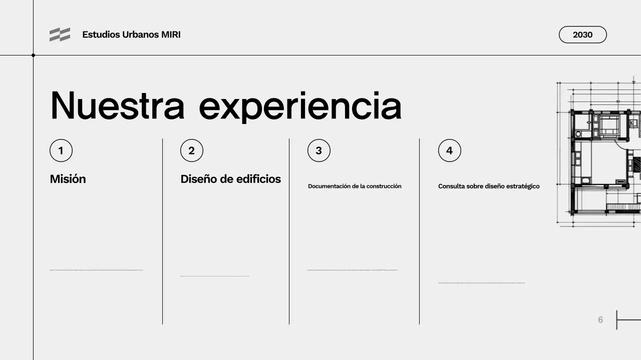 cartera gris de arquitectura moderna