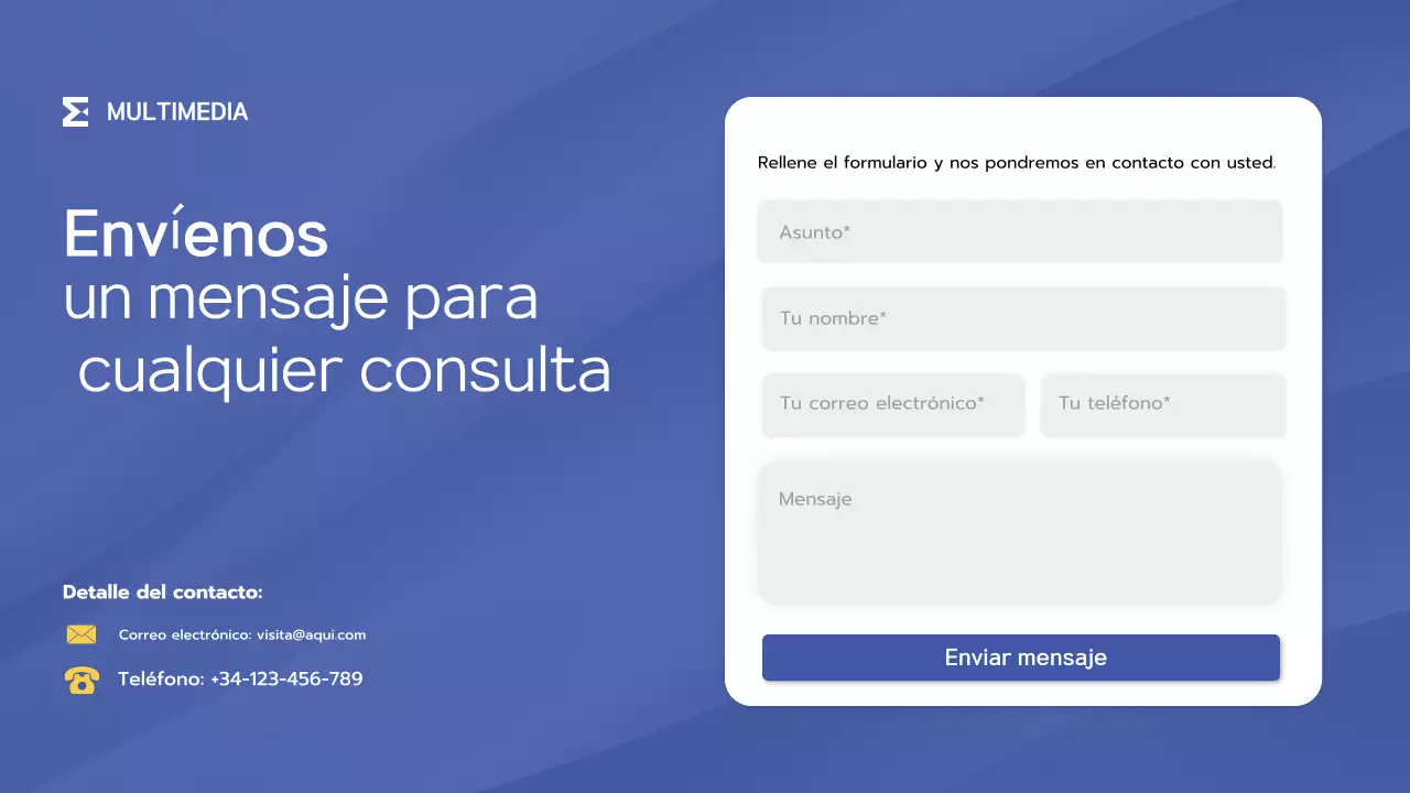 blue modern app introducción