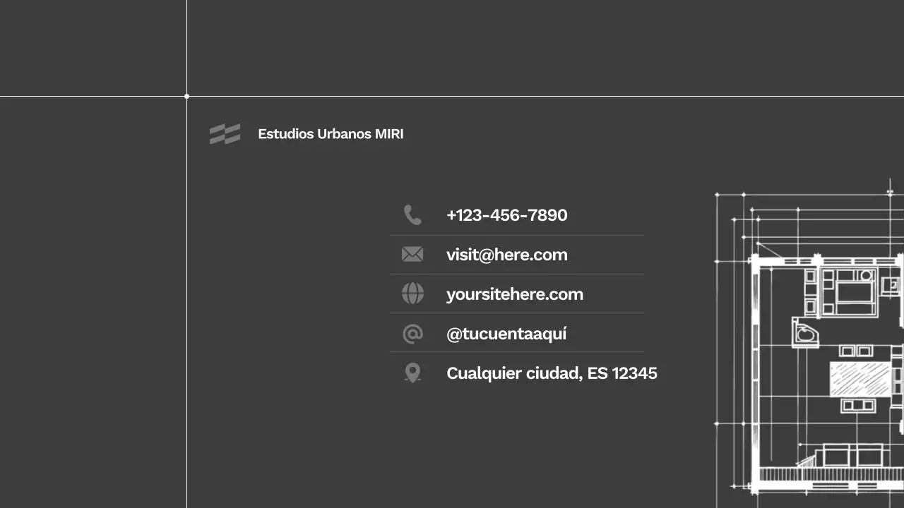 cartera gris de arquitectura moderna