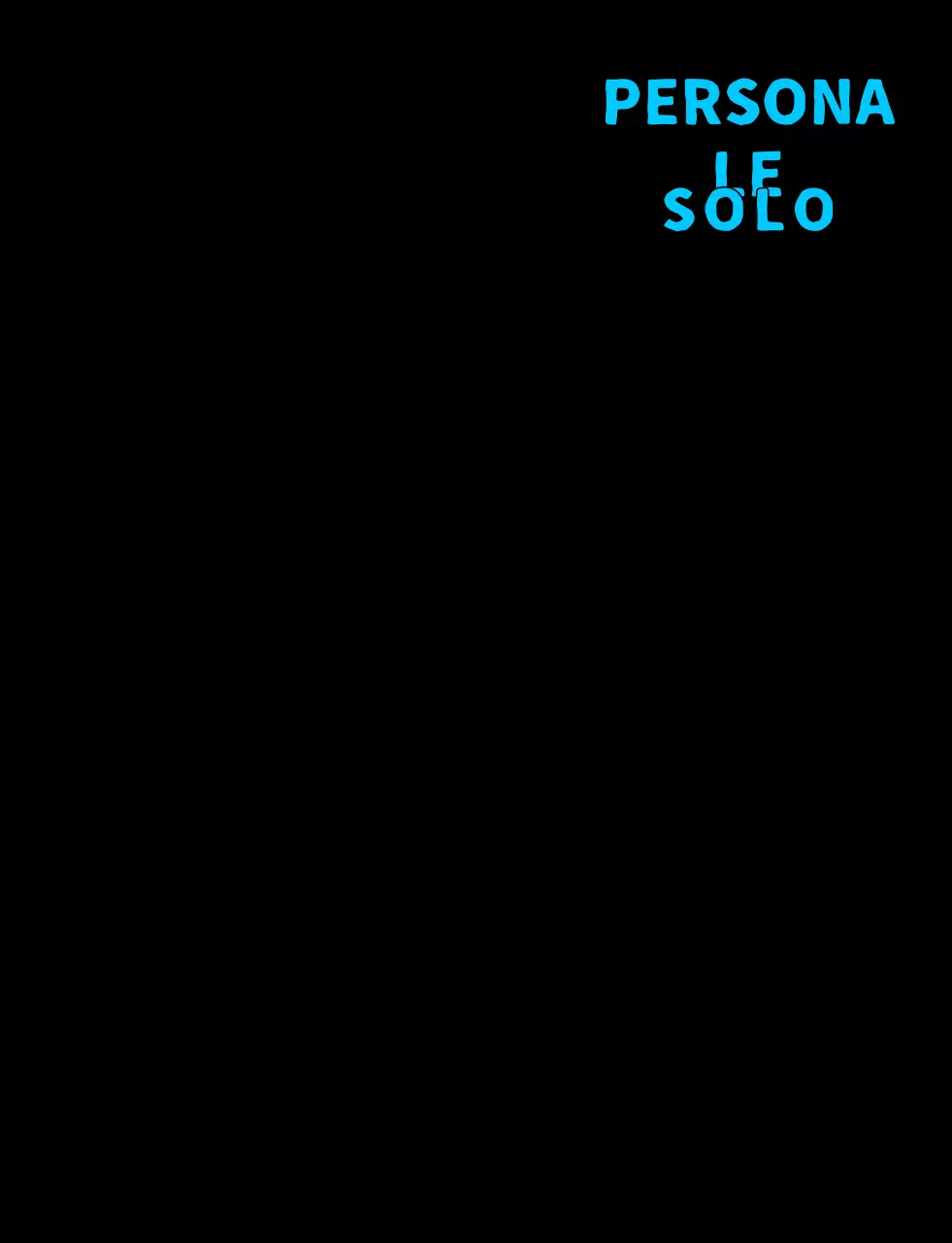 Solo personale semplice nero