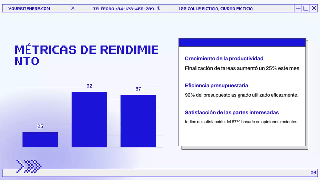 Presentación del Informe Mensual Azul y Gris Moderno