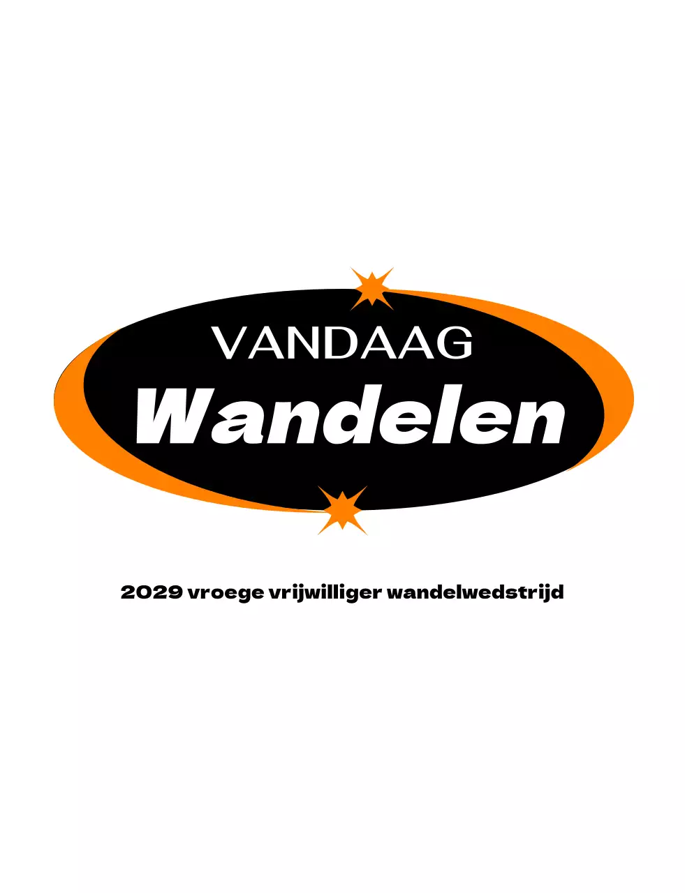 Oranje Eenvoudig Aanbod