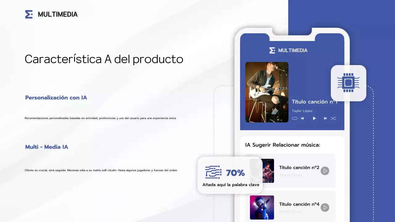 blue modern app introducción