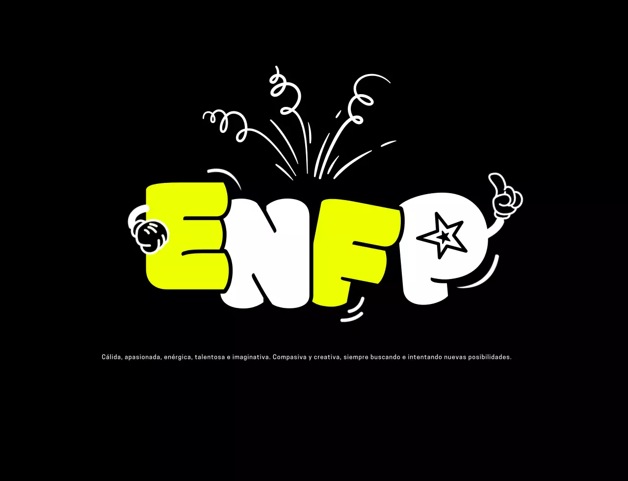 Concepto de humor MBTI Black Pop