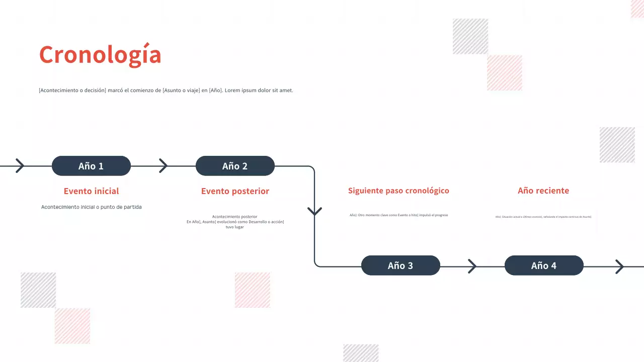 diseño infográfico de línea de tiempo gris minimalista