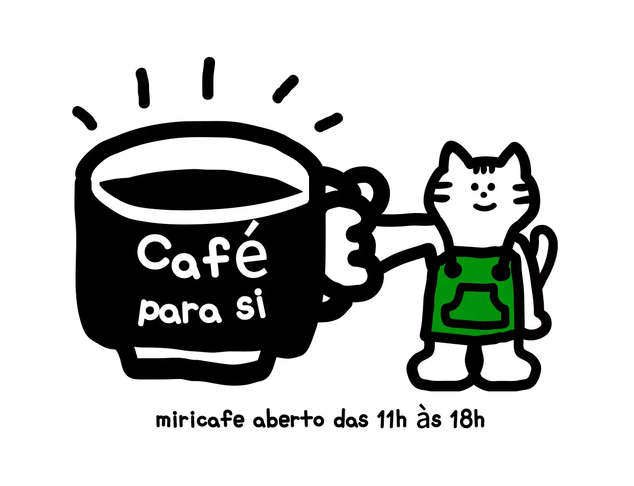Anúncio do Black Simple Cafe
