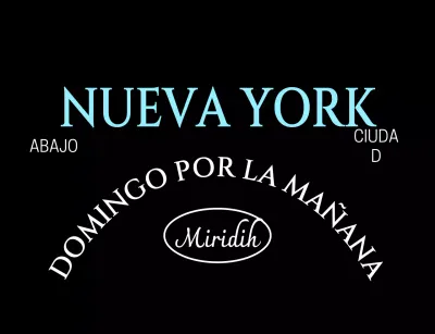 Tipografía moderna en azul claro