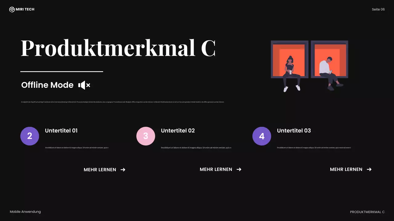 beige moderne technische Präsentation