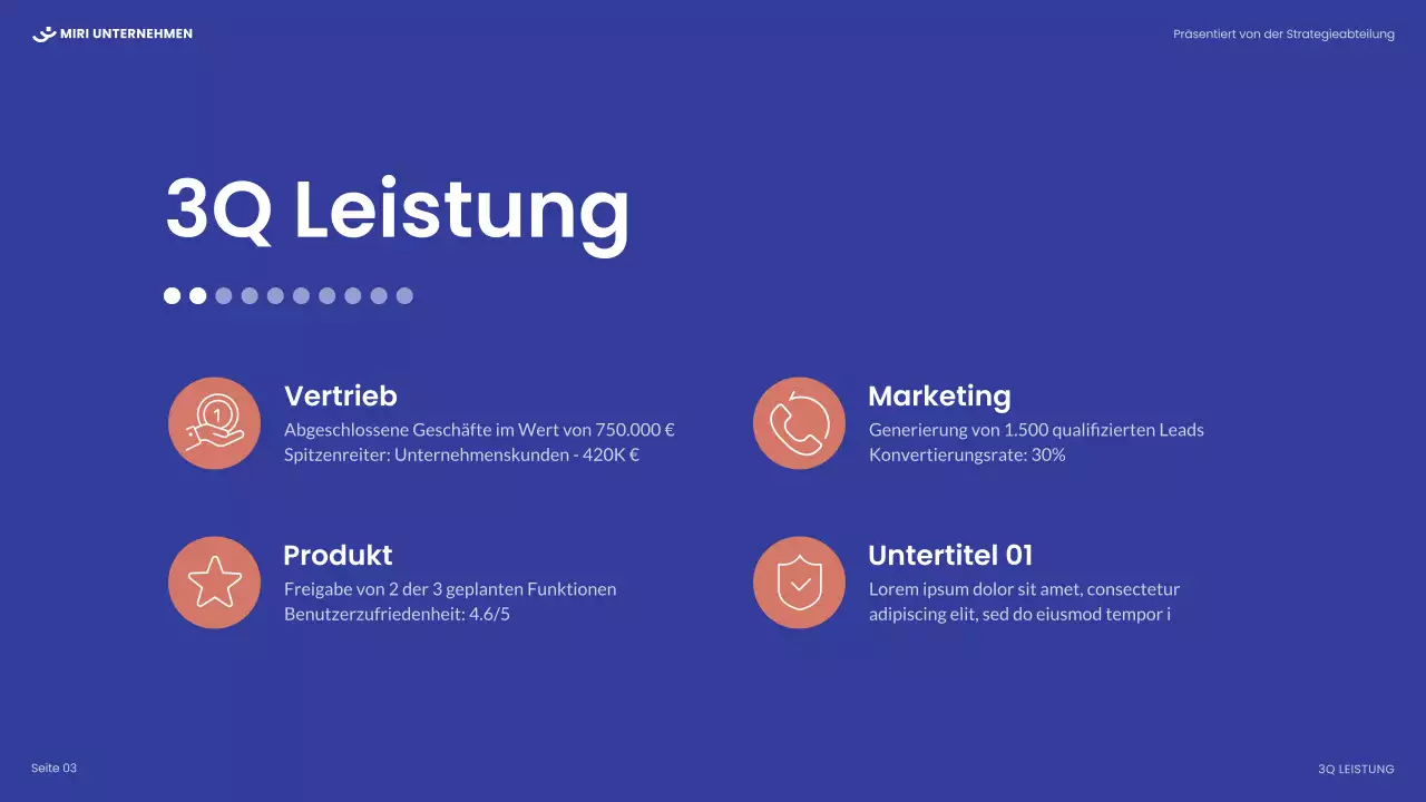 weißer moderner Geschäftsbericht