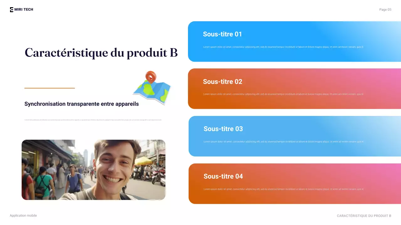 guide mobile moderne orange