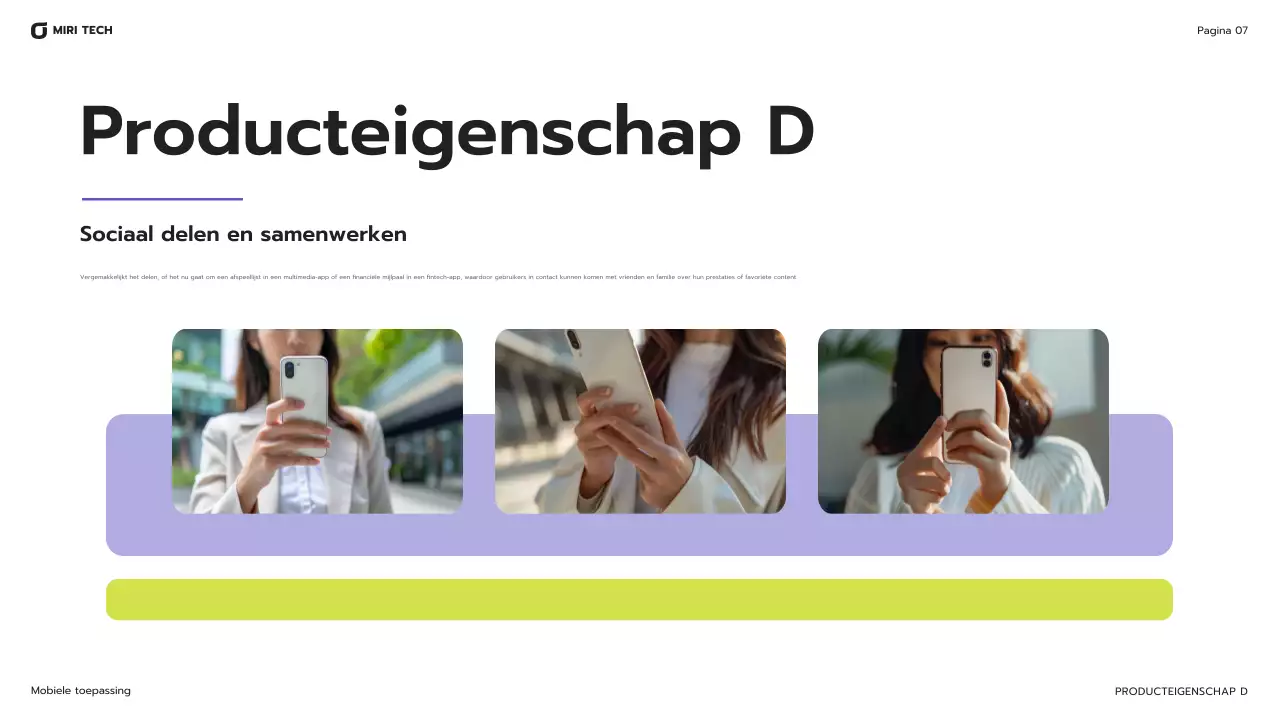 paarse moderne mobiele gids