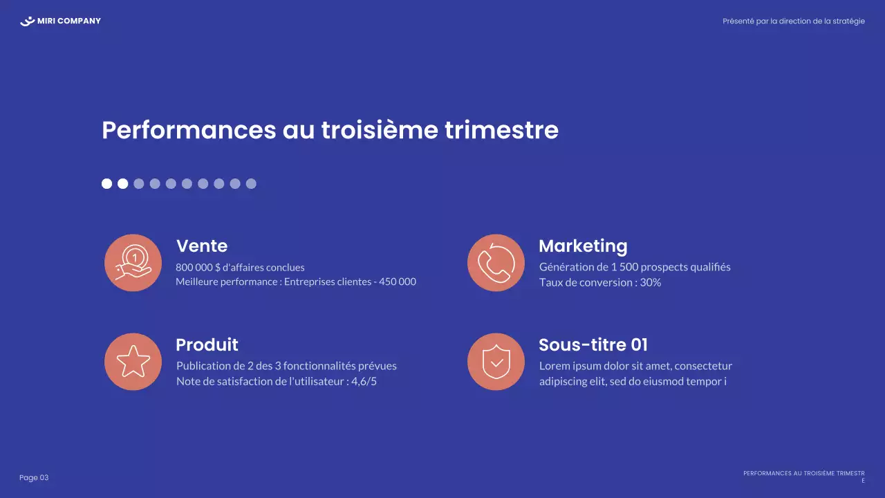 rapport d'activité moderne en blanc