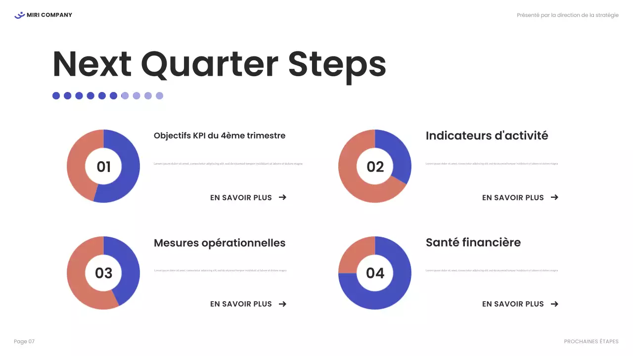 rapport d'activité moderne en blanc