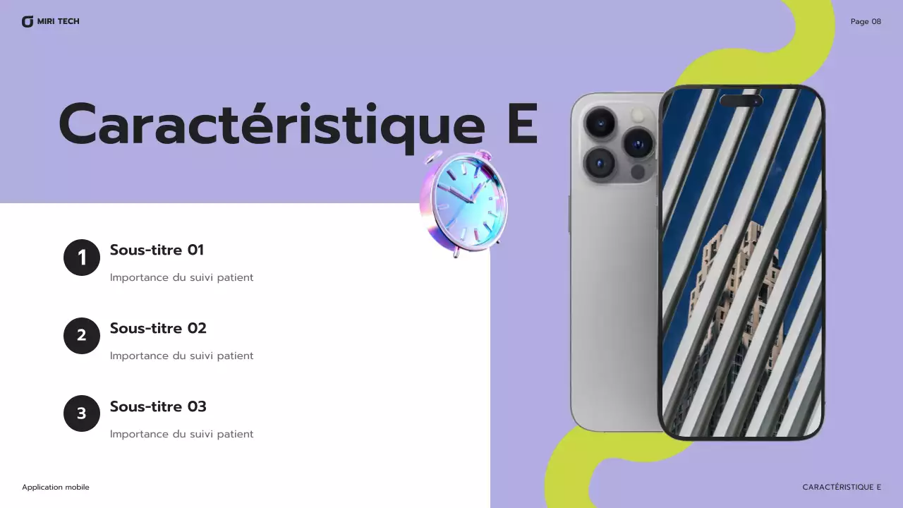 guide mobile moderne pourpre